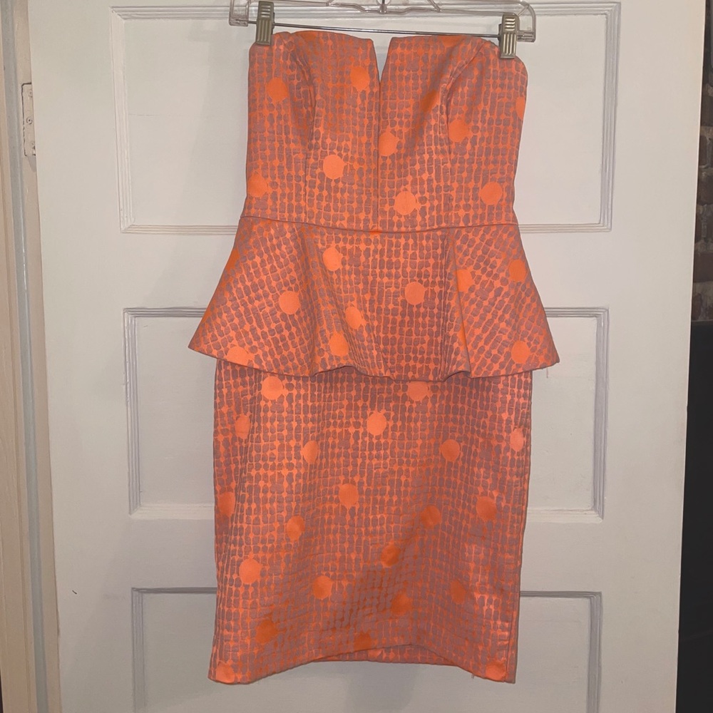 Nicole Miller strapless cocktail dress size 4